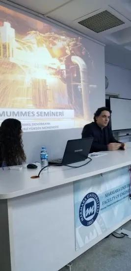 Vorsitzender des Verwaltungsrats İsmail DEMİRKAYA Marmara Universität Seminar